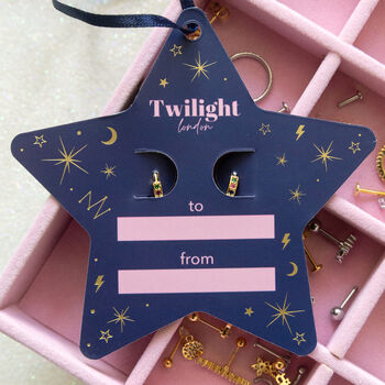 Celestial Huggie Hoop Christmas Bauble, 3 of 3