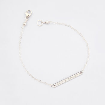 Personalised Bar 'Love' Bracelet, 2 of 11