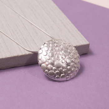 Silver Aero Moon Pendant, 2 of 3