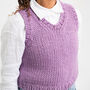 Tank Top Vest Easy Knitting Kit, thumbnail 5 of 10