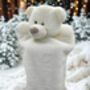 Snuggly Bear Hot Water Bottle Soft Plush Case, Nb, thumbnail 1 of 4