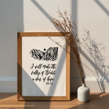 A Door Of Hope Print Hosea Two:15 Christian Print, 4 of 4