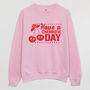Have A Cherrific Day Women's Cherry Slogan Sweatshirt, thumbnail 2 of 4