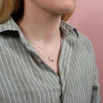 Personalised Golden Retriever Sterling Silver Necklace, 3 of 10