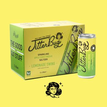 'Lemonade Swing' Healthy Soft Drink Acv Seltzer Pack, 10 of 12