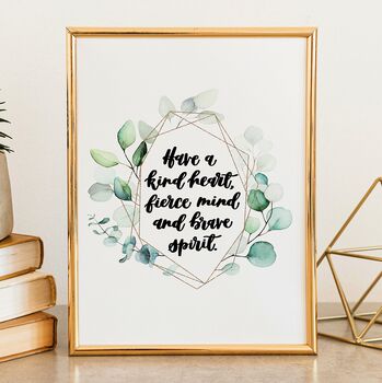 Inspirational Kindness Quotes Set Of Three Prints, 2 of 4