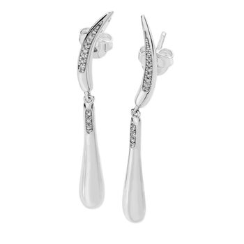 Diamond Drop Earrings, 2 of 4