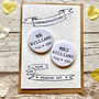 Personalised Mini Magnets Wedding Card, thumbnail 1 of 4