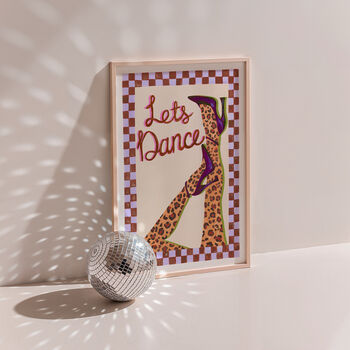Let’s Dance Retro Music Art Print, 2 of 11