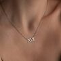 Personalised 'Special Date' Roman Numeral Necklace, thumbnail 4 of 8