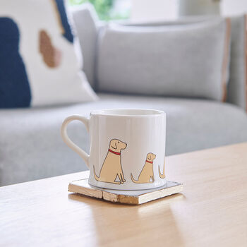 Yellow Labrador Mug Dog Lover Gift For Her Or Him, 3 of 12