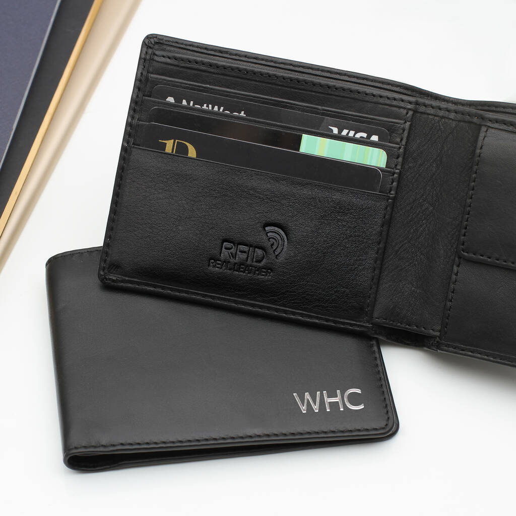 Luxury Italian Leather Personalised Billfold Wallet, 1 of 6