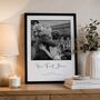 Personalised First Anniversary Song Lyric Print, thumbnail 3 of 11