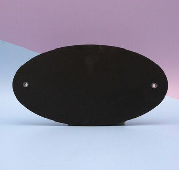 Personalised Slate Oval House Sign, 3 of 3