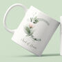 Wedding Gift Mugs With Floral Monograms, thumbnail 5 of 7
