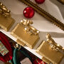 Santa's Sleigh Set Of Four Stocking Holders, thumbnail 5 of 6