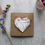 Valentine's Day Wildflower Seed Heart Card, thumbnail 4 of 5