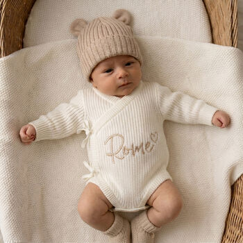 Personalised Baby Coming Home Outfit Gift, 2 of 8