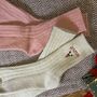 Embroidered Holly Christmas Socks, thumbnail 3 of 6