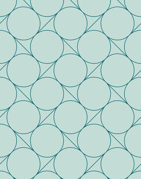 Retro Circle And Line Wallpaper, 5 of 5