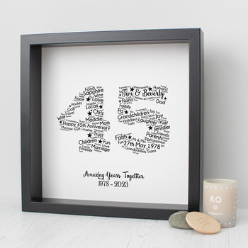 Personalised 45th Wedding Anniversary Gift For Husband, 2 of 5
