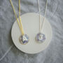 Personalised Initial Forget Me Not Necklace, thumbnail 2 of 3