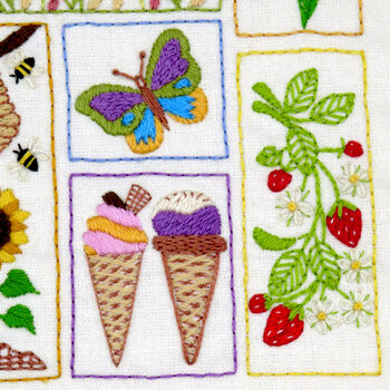 Summer Splendour Hand Embroidery Kit, 9 of 12