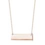 Personalised 18 K Rose Gold Plated Name Bar Necklace, thumbnail 1 of 9