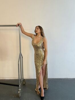 Hollywood Heaven Dress Gold, 3 of 3