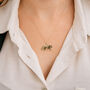 Mens Personalised Gold Plated Sterling Silver Tiger Necklace, thumbnail 2 of 11