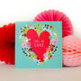 Floral Lots Of Love Card, thumbnail 4 of 5