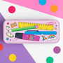 Colourful Stationery Pink Metal Pencil Tin, thumbnail 2 of 8