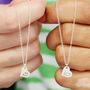 Sterling Silver Big Sister Little Sister Necklace Set, thumbnail 1 of 5