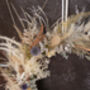 Dried Flower Hoop In Wintery Shades, thumbnail 4 of 5