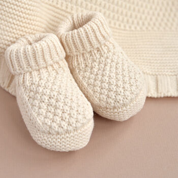 Personalised Baby Blanket Koala And Booties Gift Set, 8 of 8
