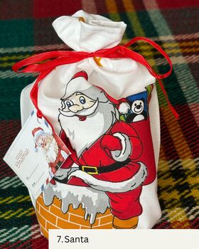 Christmas Fabric Gift Bags, 7 of 7
