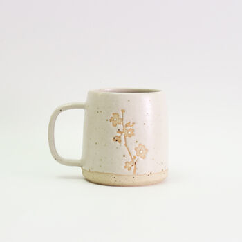 Cherry Blossom Stoneware Mug, 4 of 4