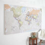 Giant Canvas World Map, thumbnail 2 of 7