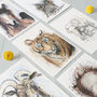 Tiger Wildlife Art Print, thumbnail 4 of 5