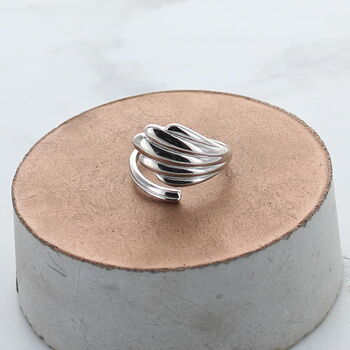 Contemporary Shell Ring, 2 of 3