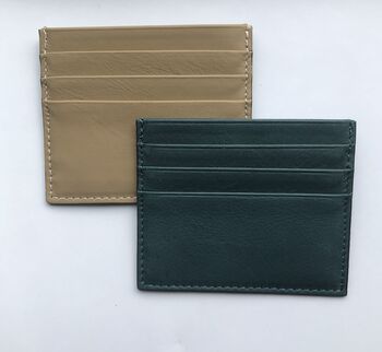 Personalised Leather Card Holder, 9 of 12