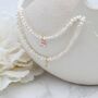 Pearl Choker Necklace With Gold Vermeil Initial Charm, thumbnail 8 of 12