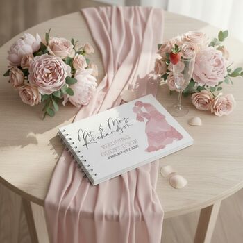 Bride And Groom Silhouette Wedding Card Post Box, 4 of 5