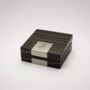 Personalised Hand Finished Wood Cufflink Box, thumbnail 6 of 12