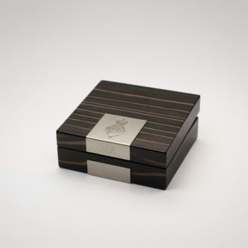 Personalised Hand Finished Wood Cufflink Box, 6 of 12