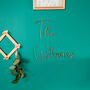 Personalised Family Name Wire Wall Sign, thumbnail 3 of 9