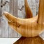 Wooden Dolphin Wine Bottle Holder Hand Carved Dolphin, thumbnail 6 of 7