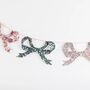 Liberty Print Festive Bow Garland, thumbnail 3 of 6