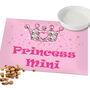 Personalised Princess Pink Food Placemat, thumbnail 2 of 3