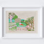 Yoga Mindfulness Art Print Inhale Exhale Poster, thumbnail 2 of 9
